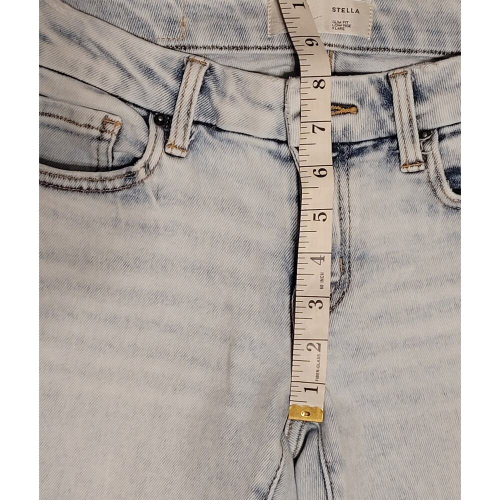 BKE Women's Stella Slim Fit Low-Rise Flare Stretch Jeans Tag 28x32 Actual 28x31 - Picture 4 of 12